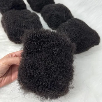 Remy Bulk Hair No Attachment Peruvian QVR Afro Kinky Curly Wave Human Hair Bulk For Braiding Natural Color Braids Hair 30g/pcs 1