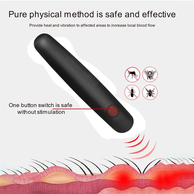 A Viszketési Harapáshoz Rovar Szúnyog Hordozható Toll Fekete Enyhíti Felnőtt Gyermekek Elleni Fizikai Botot - Image 5