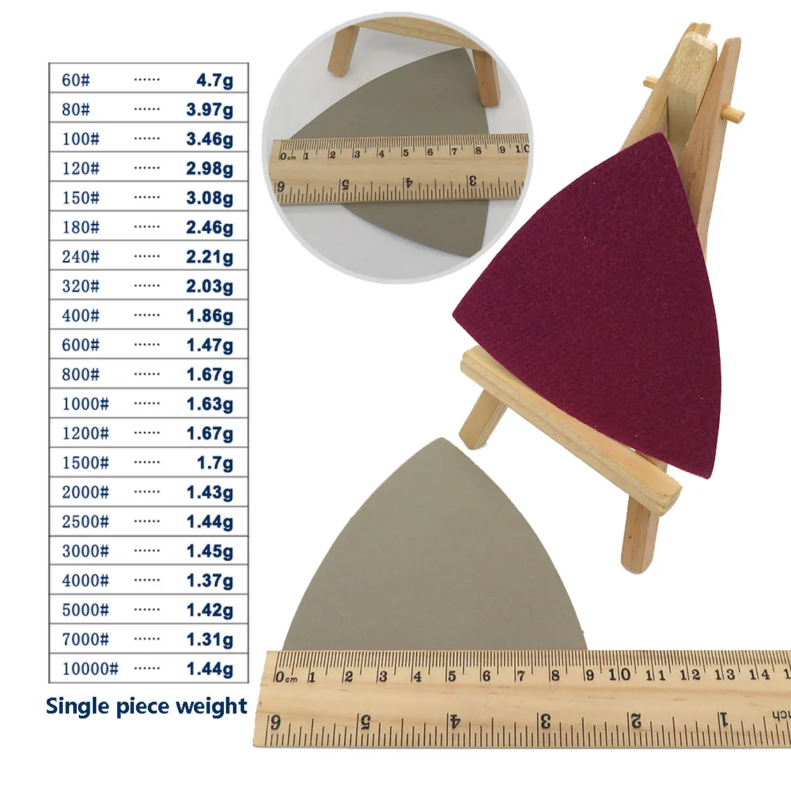 Рисунок 3 - треугольный шлифовальный круг 90 мм