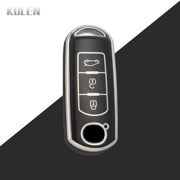 TPU Car Remote Key Case Cover Holder Shell per Mazda 2 3 5 6 Demio CX-3 CX-4 CX-5 CX-7 CX-9 MX-5 Atenza Axela custodia protettiva - TPU Car Remote Key Case Cover Holder Shell per Mazda 2 3 5 6 Demio