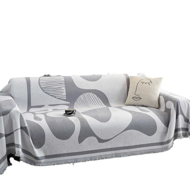 Luxury Soft Chenille Sofa Towel Anti-scratch Furniture Protective Cover Universal 1/2/3/4 Seater Couch Cover for Living Room 5