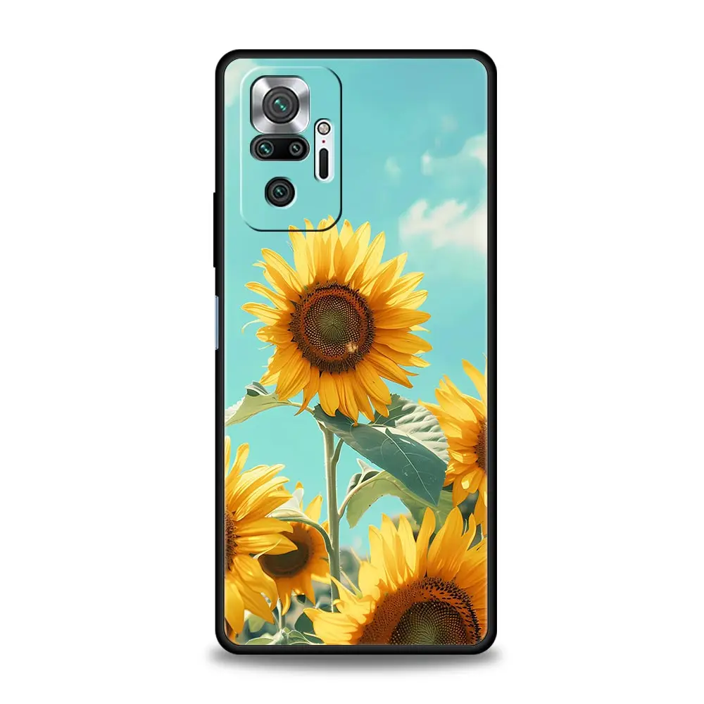 Vibrant Yellow Sunflower Soft Phone Case