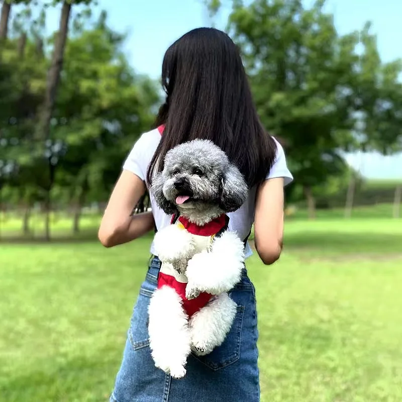 Pet Carrier Bag Pet Accessories Pet Carrying Bag Pet Backpack Dog Slings Denim Breathable Pet Carrier Bag for Small Dogs Cats Travel Puppy Dog Cat Backpack Yorkshire Shih Tzu mascotas Carrying Supplies