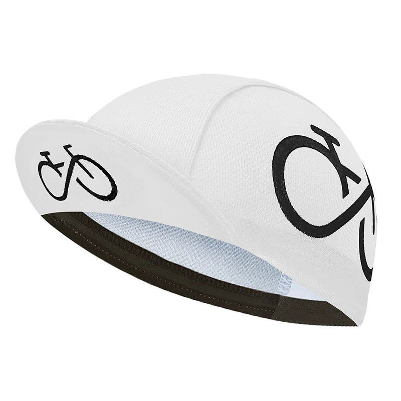 Cycling Cap Polyester Sweat Absorption Solid Color Classic cycling caps