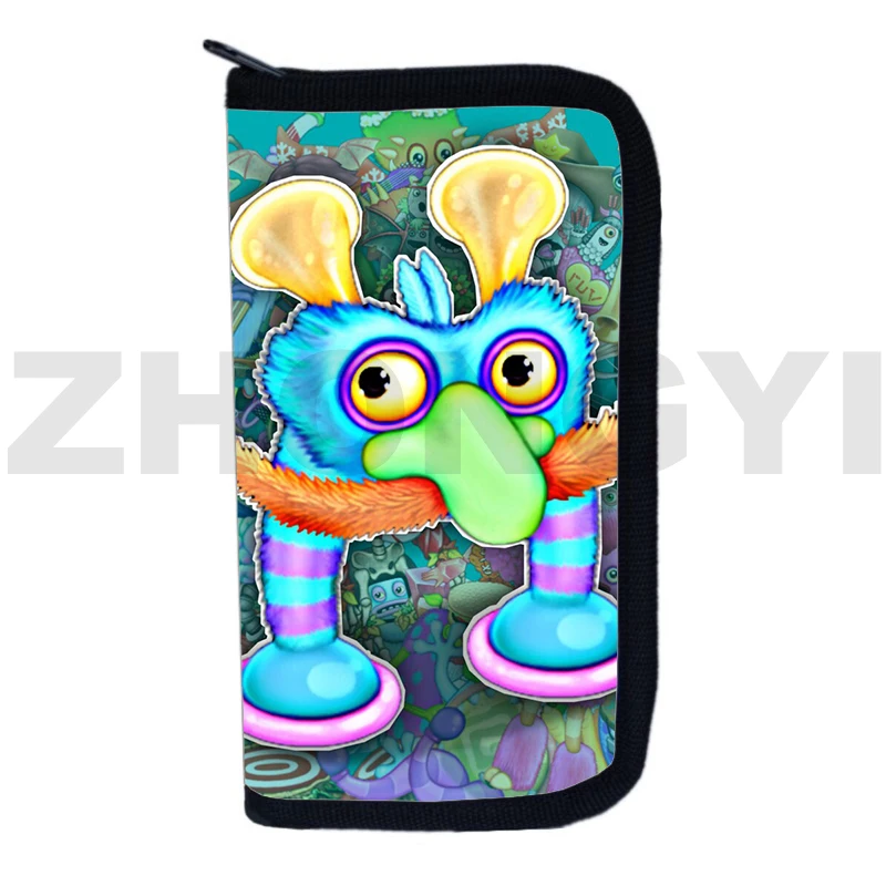 Cartoon My Singing Monsters Gioco Portafoglio Borse Da Donna 3D Harajuku Pochette Fermasoldi Cosplay Portamonete Carino Portamonete