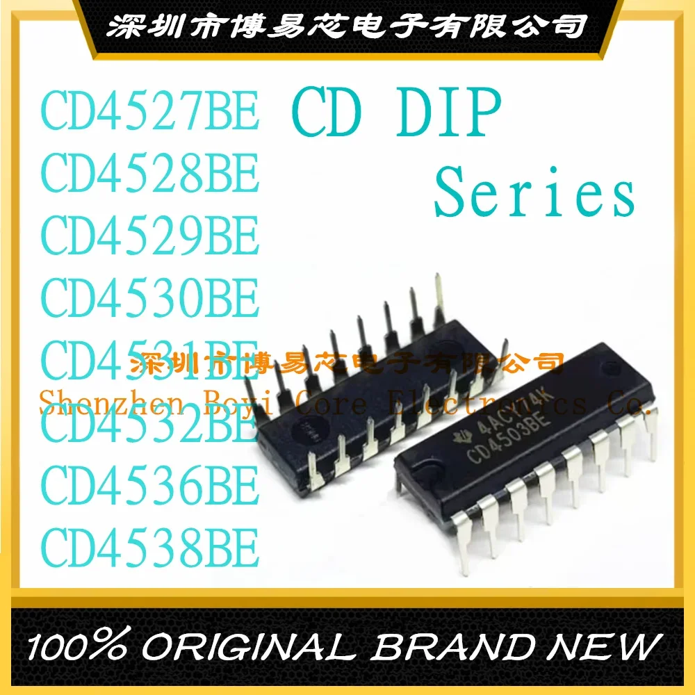 CD4527BE CD4528BE CD4529BE CD4530BE CD4531BE CD4532BE CD4536BE CD4538BE Special logic IC brand new imported with original packag 5pcs brand new original imported as1d toggle switch 3 pin second gear slide