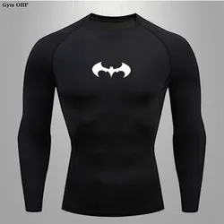 Men's T-shirt Running Sport T Shirt Men Compression Fitness Top Tee Quick Dry Tight Training Gym Sport Running Shirts Men Jersey