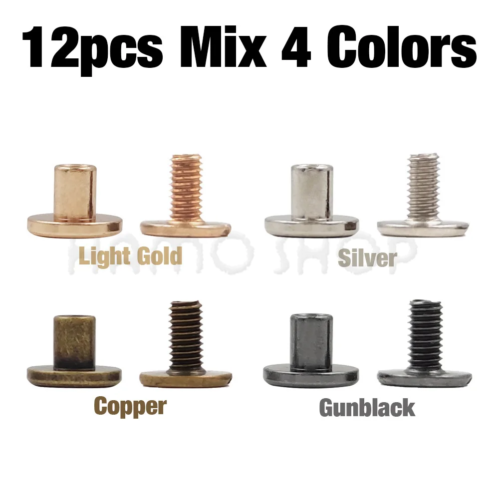 Durable Metal Double Curved Head Rivets for Leather Craft and Accessories