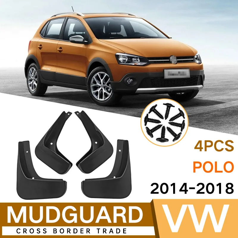 

Брызговики для Volkswagen POLO 2014-2018, литая щитка от грязи