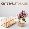Crystal Tissue Box Nordic Fashionable Office Table Napkins Storage Box Bar Gold Diamond Holder Living Room Bedroom Decor Gift 3