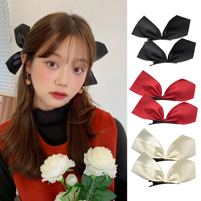

2 шт., женские заколки для волос с бантом