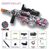 P90 Toy Guns Automatic Hydrogel Gun Rifle Sniper Crystal Bomb Weapons Paintball Pneumatic Gun for Adults Kids Boys Outdoor Games 2