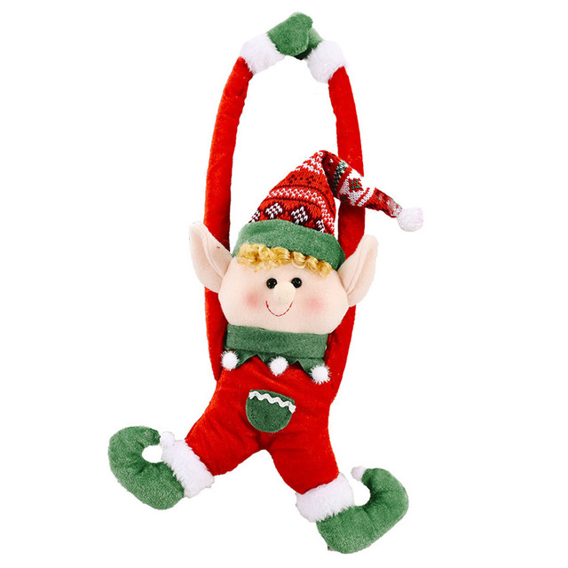 Curtain Buckle Doll Santa Elk Windows Christmas Curtain Decor Christmas Decor For Home Xmas Gift New Year Window Decoration
