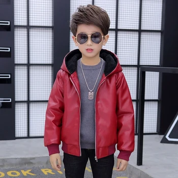 Boys Winter Leather Jacket 1