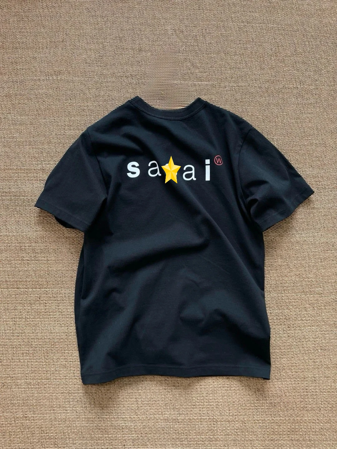 Men's and Women's High Quality Luxury Sports Fitness T-shirt Summer Loose Simple Printed T-shirt