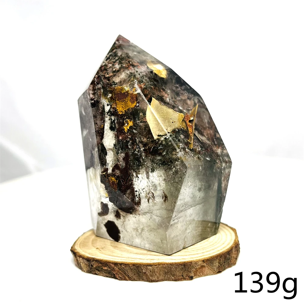 Natural Gemstone Garden Crystal Tower Colorful Mineral Specimen Rainbow Quartz Home Room Garden Decoration Witch Stone Healing 2