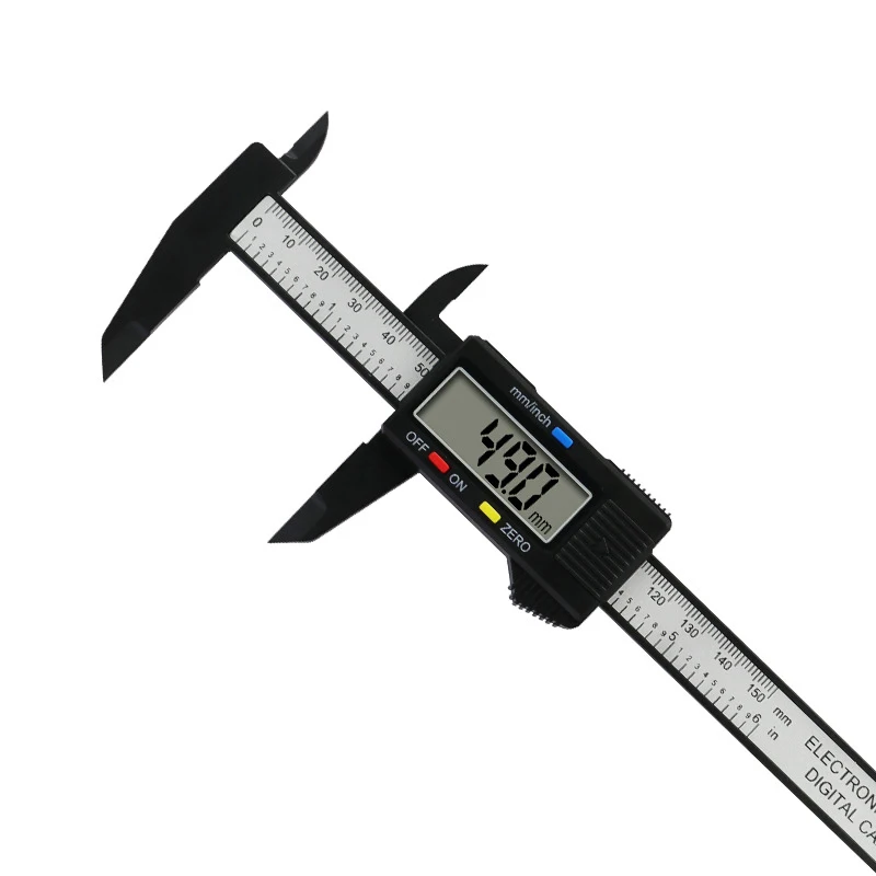 150mm 100mm 6 Inch Electronic Digital Caliper Carbon Fiber Vernier Caliper Gauge Micrometer Digital Ruler Measuring Tool