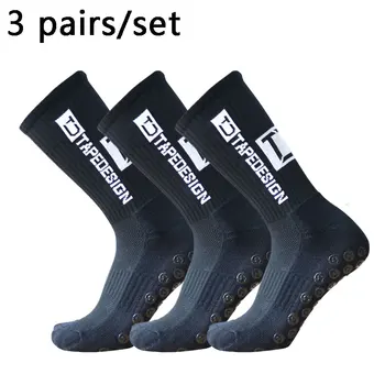 3 Pairs Anti-slip Soccer Socks Women Men Outdoor Sport Grip Football Yoga Socks For Woman 4