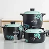 Casserole Stew Pot High Temperature Resistant Soup Pot Ceramic Large Casserole Soup Pot Household Open Fire Gas Soup Pot Small 1
