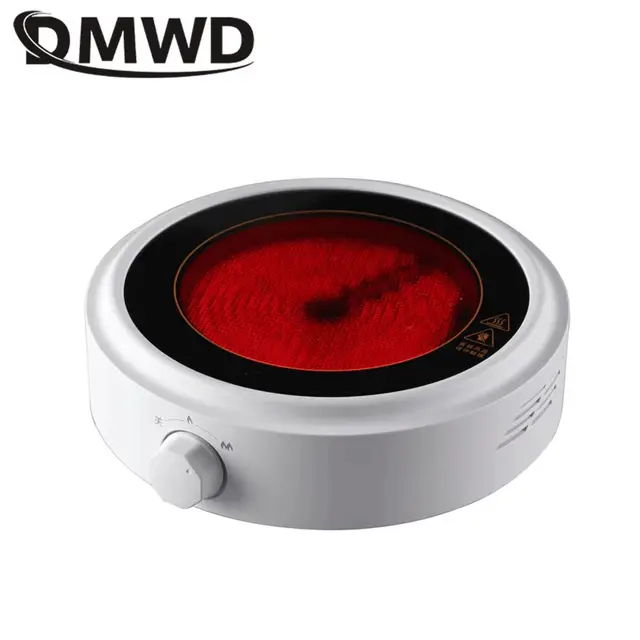DMWD 110V/220V Electric Ceramic Stove 2 Gear Firepower adjustable Knob Portable Tea Boiler Waterproof Stove Universal cookware