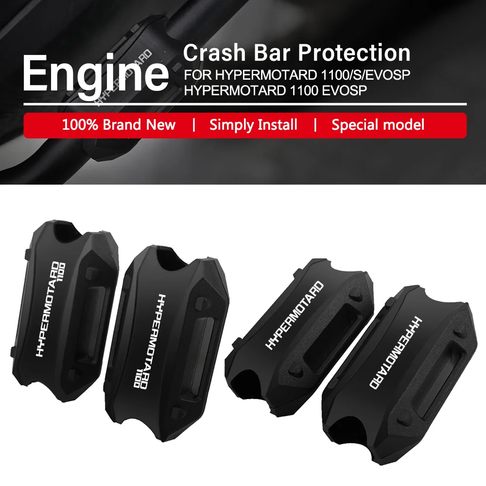 

For DUCATI HYPERMOTARD 1100/S/EVOSP HYPERMOTARD 1100 EVOSP Moto Rcing Engine Crash bar Protection Bumper Decorative Guard Block