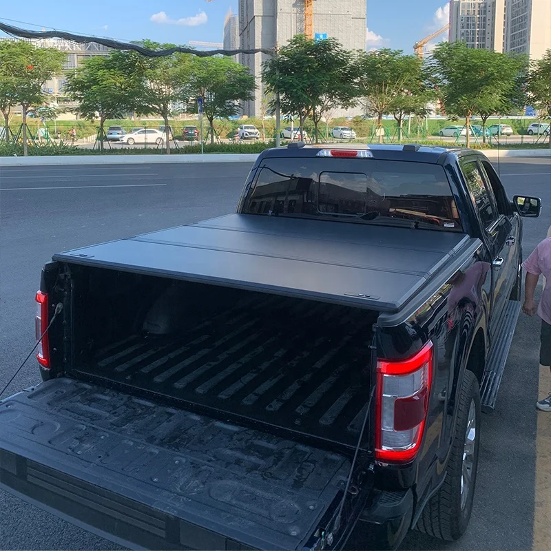 Hard Tri-folding Pickup Truck  Roller Lid Bed Covers For F150 Ranger Ram chevy silverado 1500