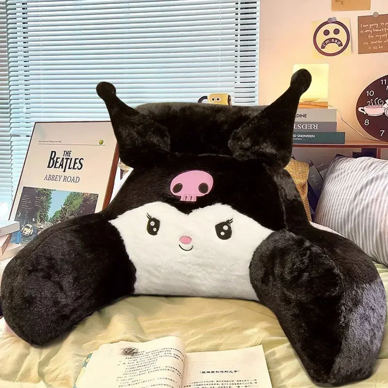 

Подушка для стула Kuromi в мультяшном стиле, детский подарок для студенческого общежития, со встроенной спинкой Cinnamoroll, для ленивых диванов, ягодиц