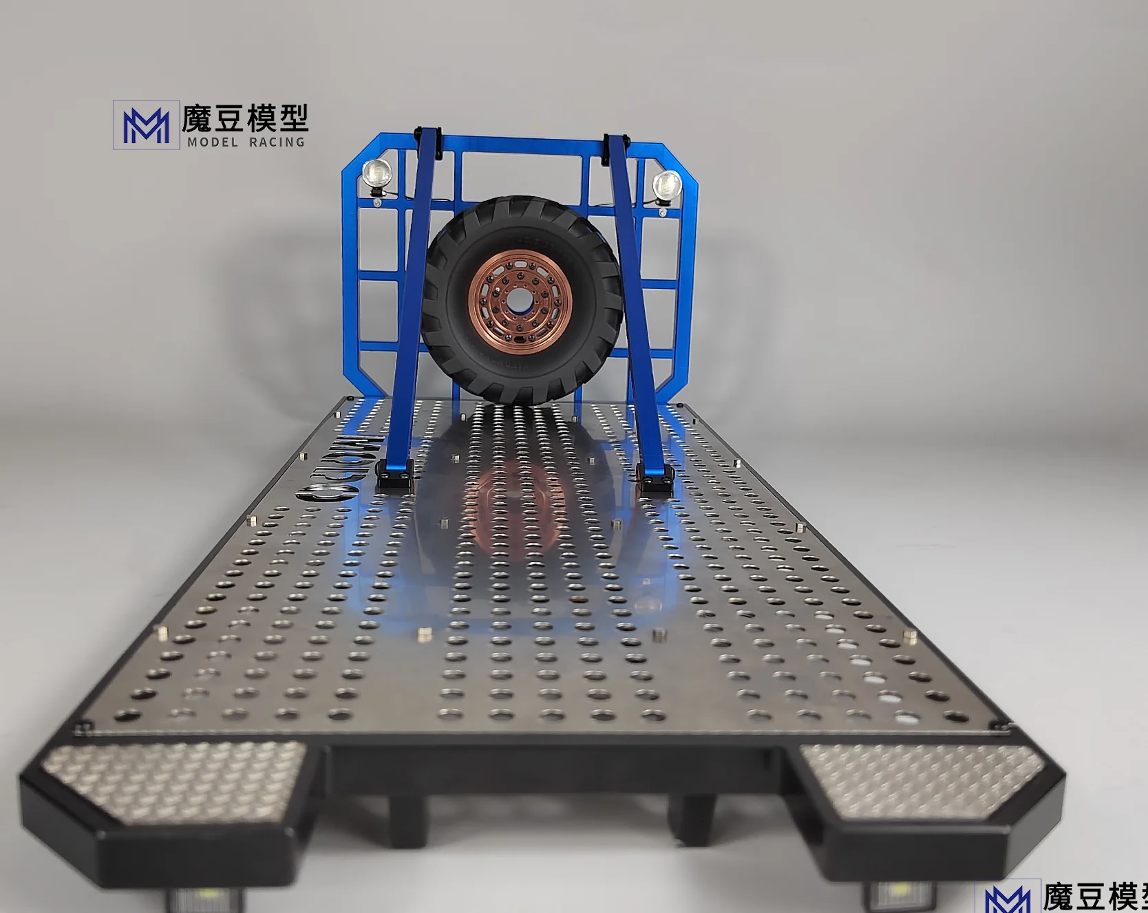 １/１４　ラジコン　箱のみ ラジコンセミトレーラー,8x8, 1:14,ステンレス鋼アルミニウム