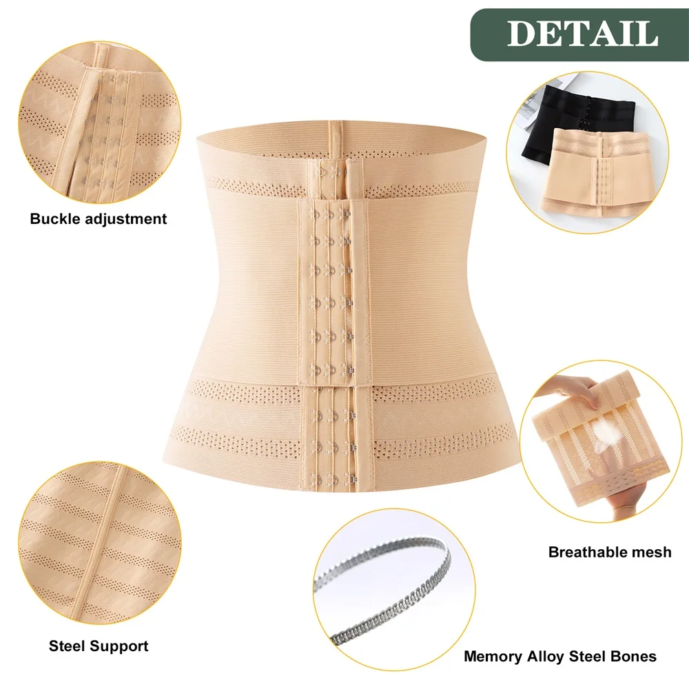 MISTHIN Abdomen Tightening Fajas Shapewear Waist Trainer Posture Corrector Bodysuit Body Shaper High Compression Tummy Girdle