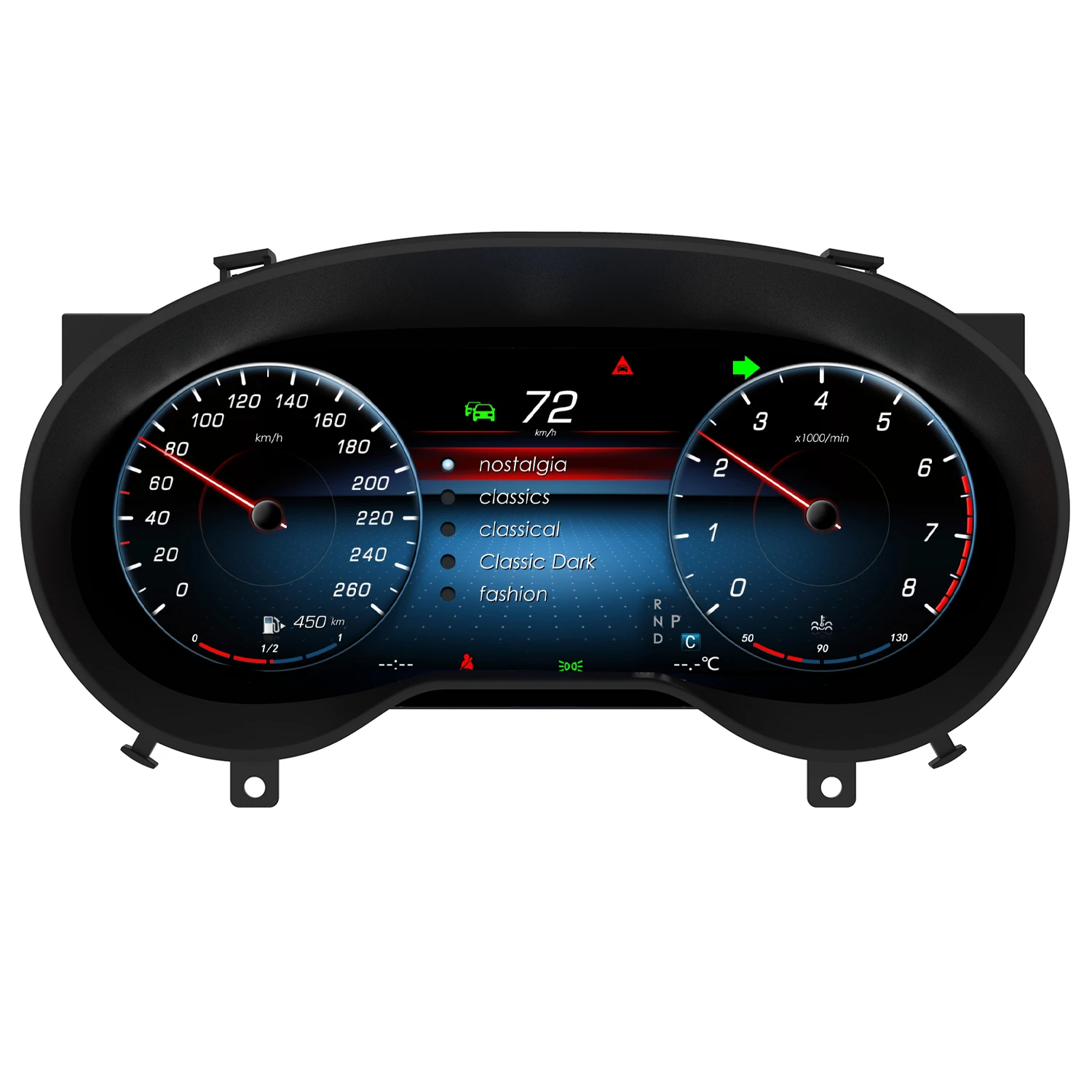 Panel de Instrumentos Digital de 12.3'' para Mercedes Benz CLA/GLA/A-Class X156 C117 W117, Pantalla LCD, Velocímetro, Cabina, CarPlay 3