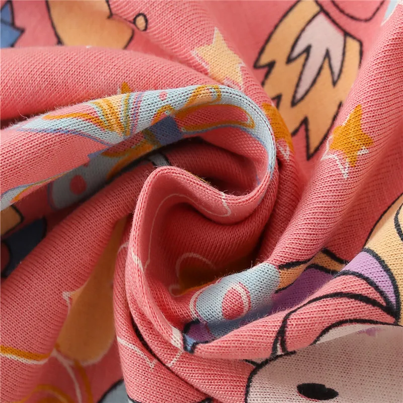 Jumping Meters Modische Sommer-T-Shirts für Mädchen mit Tiermotiven, Babykleidung, kurzärmelige T-Shirts für Kleinkinder und Kinder – Detail 13