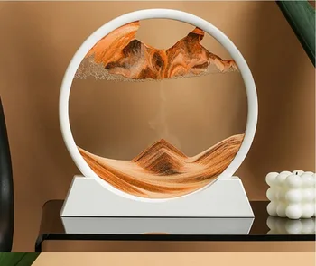 3D Glass Moving Sand Art 1