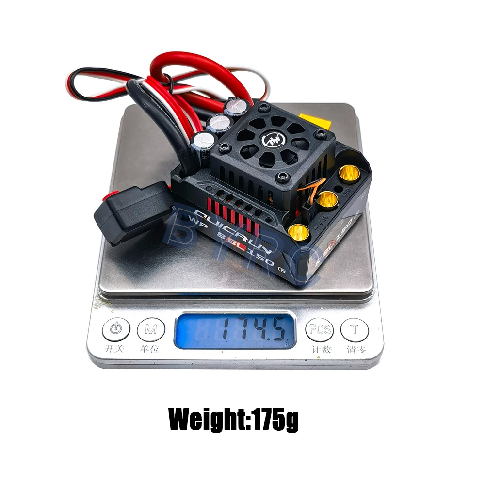 HobbyWing QuicRun  귯ø ӵ Ʈѷ ESC, 1/8 Ʈ  Ʈ, 8BL150 G2 150A 3-6S