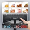 MIUI 5L Air Fryer, Electric Hot fryer Oven Oilless Cooker with Touch Control & Nonstick Basket & Visible Window, Family Size 3