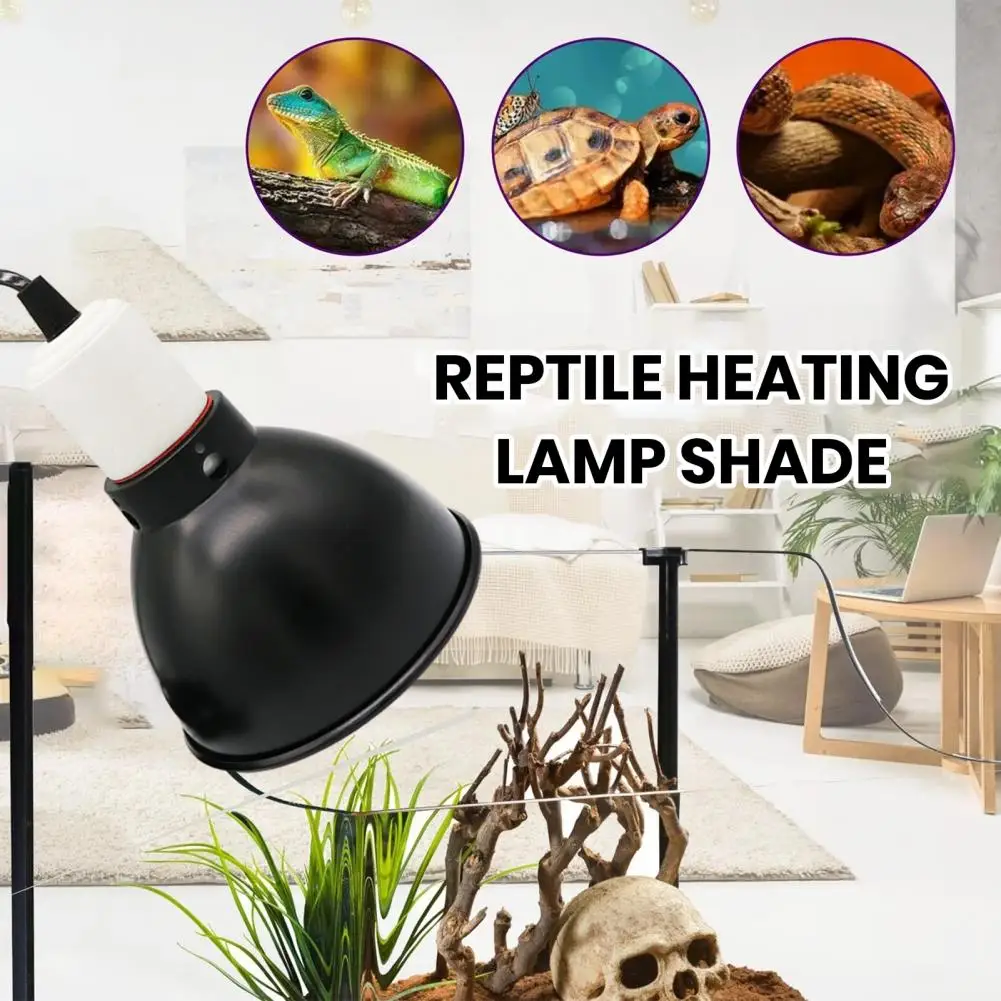 Reptile Terrarium Anti-scald Protective Lampshade Tortoise Lizard