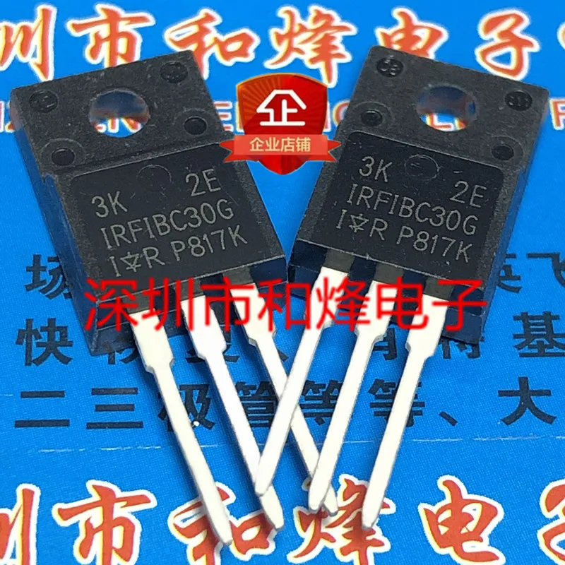 

5 pieces IRFIBC30G TO-220F 600V 2.5A