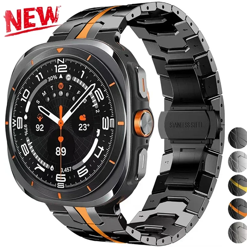 Luxury Stainless Steel Strap - Men's No-Gap Bracelet