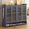 8 Tier Bamboo Shoe Storage Cabinet with Doors, 39-40 Pairs Shoe Rack for Closet, Freestanding Shoe Storage Cabinet 6