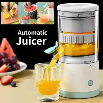 Portable Electric Juicer USB Rechargeable Wireless Mini Fruit Blender Automatic Juice Squeezer for Home Travel Office 1