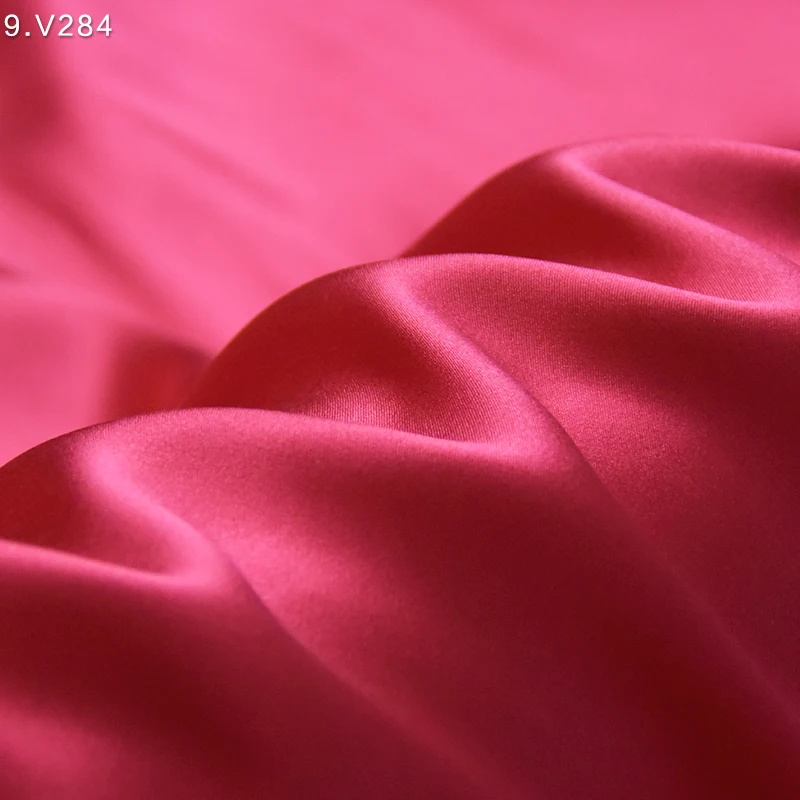 Sewing Fabric 100% silk satin fabric Soft Glossy Double Sided Material for Sleepwear Robes