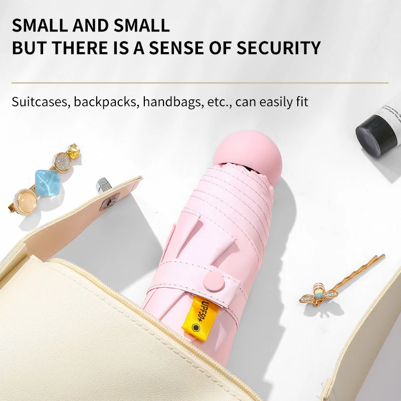 Capsule Umbrella Dualuse Rainproof Wind-resistant Sun Protection Portable Mini Umbrella mini umbrella wind resistant umbrella mini sun umbrella windproof umbrella sun umbrella
