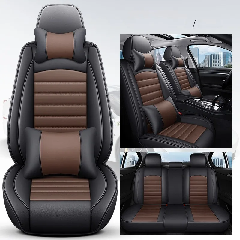 

Universal All Inclusive Car Leather Seat Cover For Mitsubishi Pajero 4 2 Sport Outlander Xl Asx Auto Accessories Protector