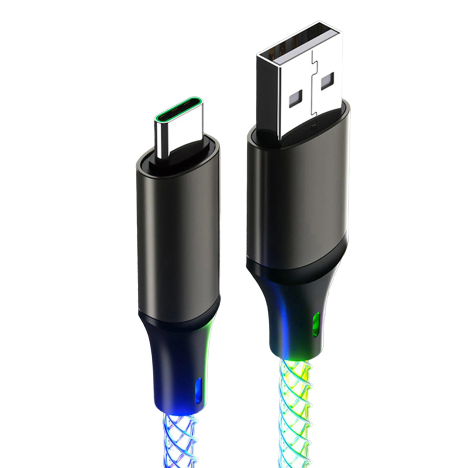 iphone type c cable with light