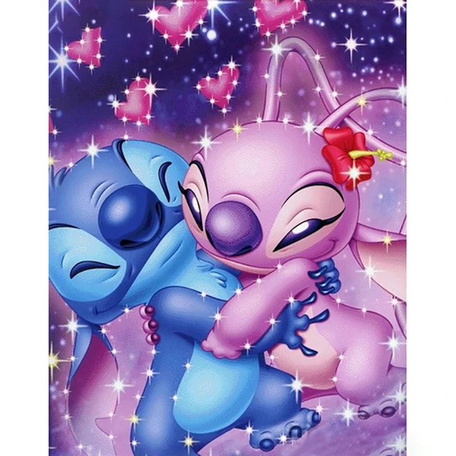 Stitch Disney Cartoon Pictures of Rhinestone 5D Diy Diamond