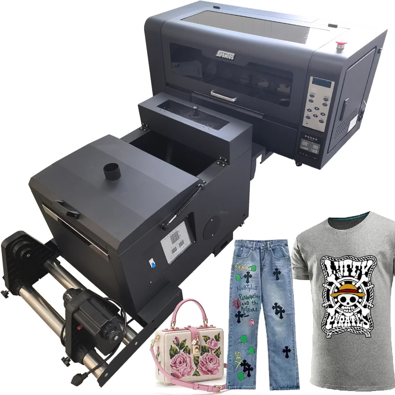 

China Manufacturer 2024 hot sale 2 xp600 i1600 head fast 30cm dtf printer For Garment T-shirt Shoes Textile Fabric