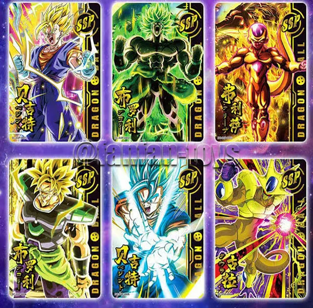 5/25/100 Pcs Anime Dragon Ball Cards Son Goku Saiyan Vegeta TCG Rare Trading Collection Card Battle Carte for Children Gift Toys 4