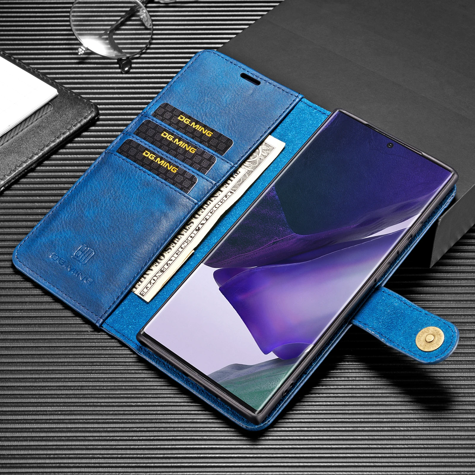 Wallet Case For Samsung Galaxy Note 20 Ultra Shockproof Multiple Card Slots Magnetic Flip Leather Cover For Note 8 9 10 Plus