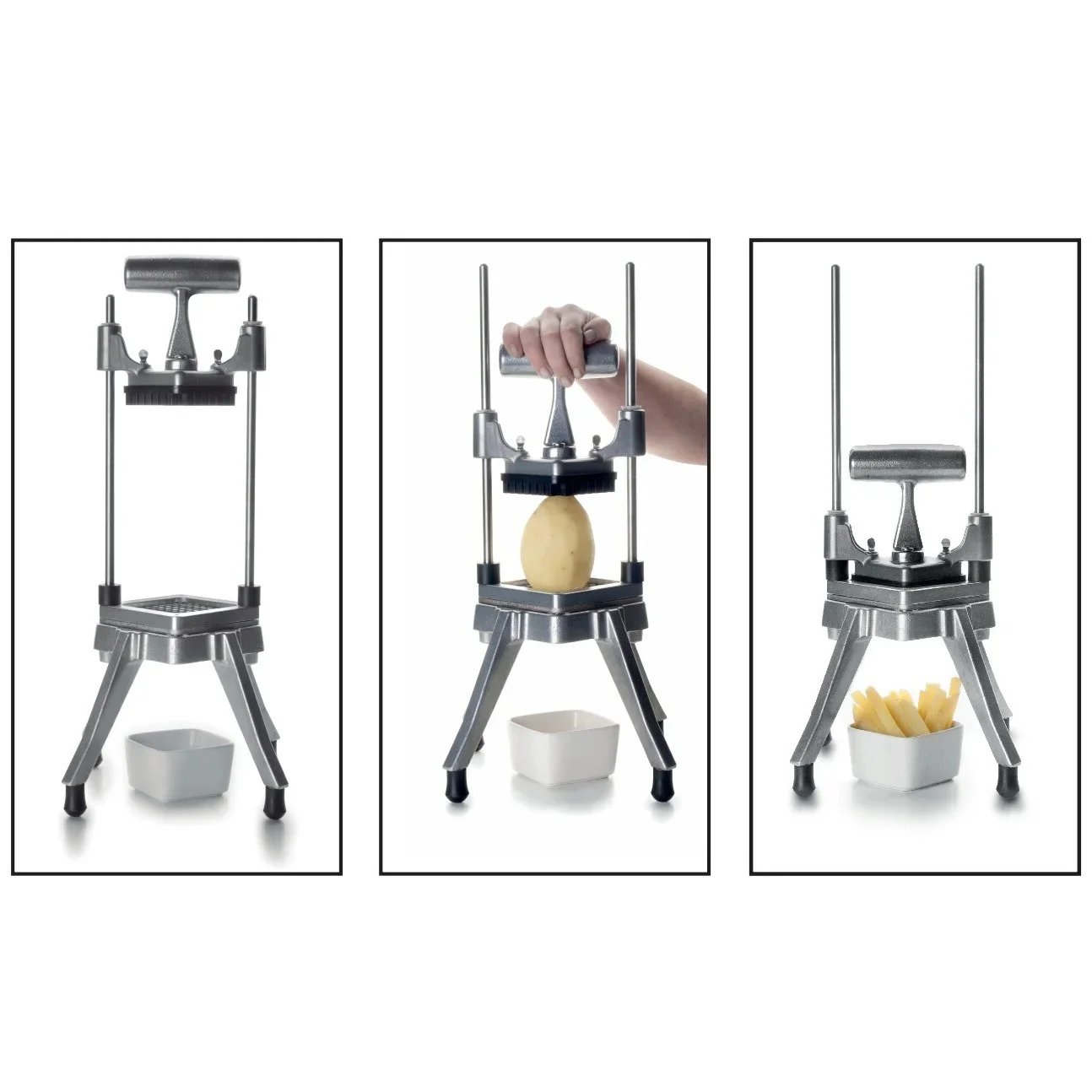 Description Picture 3 of itemCommercial Vertical Multifunctional Vegetable Cutter Manual Slicer Vertical Dicer Cucumber And Potato Slicer French Fries
