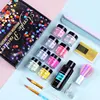 Nail Acrylic Powder Set and Liquid Monomer Nails Art Decoration for Manicure Kit Crystal Nail Glitter 3D Nail Tips Carving Tools 1