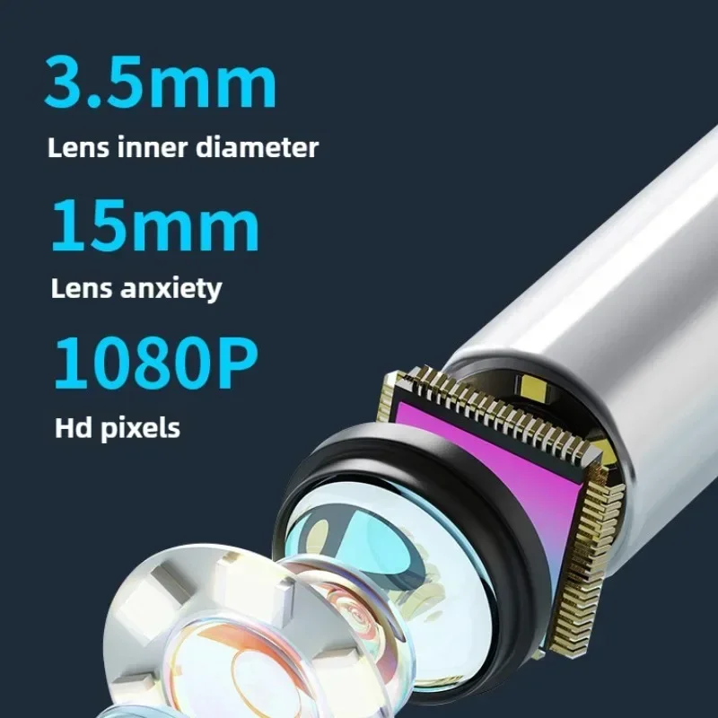 Smart Ear Cleaner Endoscope Spoon Camera Ear Picker Cleaning Wax Removal Visual Earpick Wifi Mouth Nose Otoscope 4